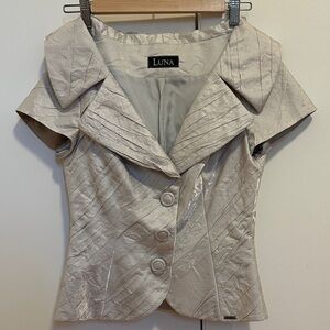 Luna Women's Cream Blouse